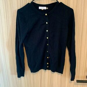 Black Calvin Klein cardigan sweater sz. Small